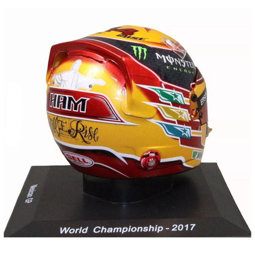 Spark 1/5 Scale 2017 Mexican GP Lewis Hamilton World Champion Mini Helmet