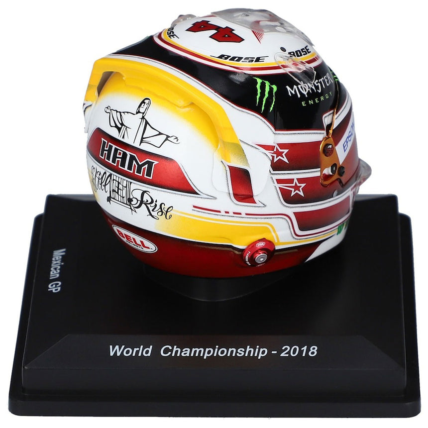 Spark 1/5 Scale 2018 Mexican GP Lewis Hamilton World Champion Mini Helmet