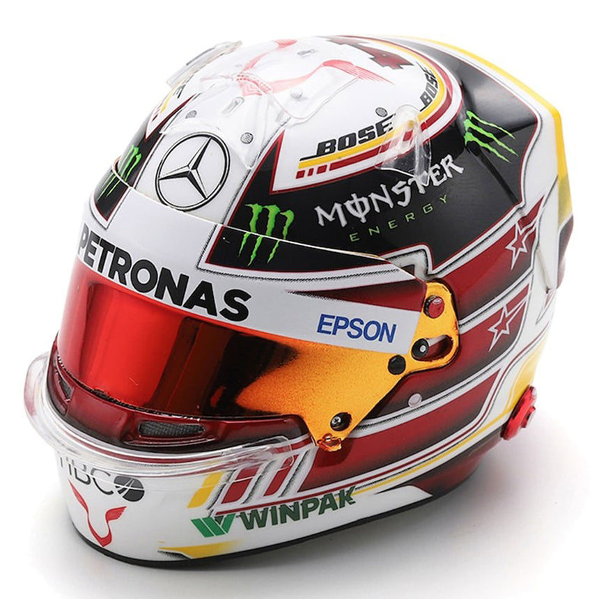Spark 1/5 Scale 2018 Mexican GP Lewis Hamilton World Champion Mini Helmet