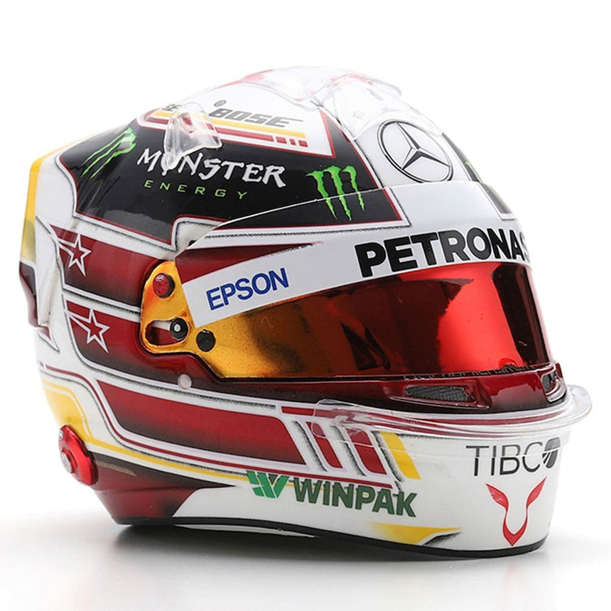 Spark 1/5 Scale 2018 Mexican GP Lewis Hamilton World Champion Mini Helmet