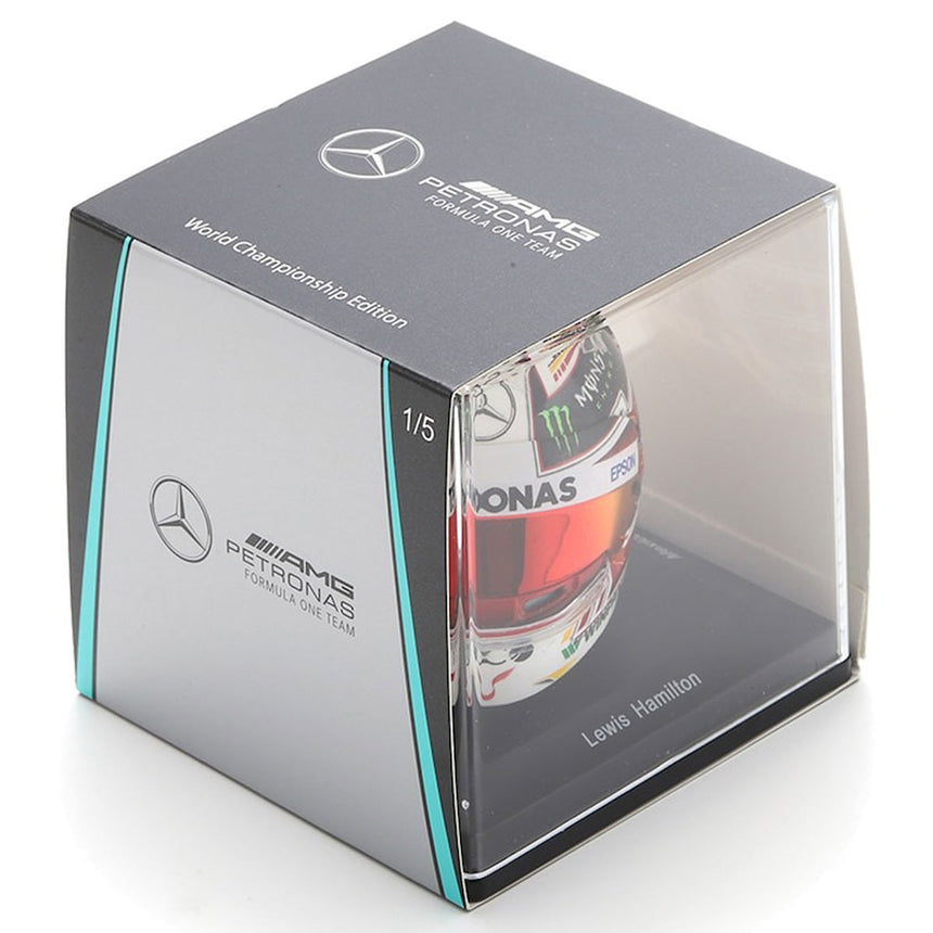 Spark 1/5 Scale 2018 Mexican GP Lewis Hamilton World Champion Mini Helmet