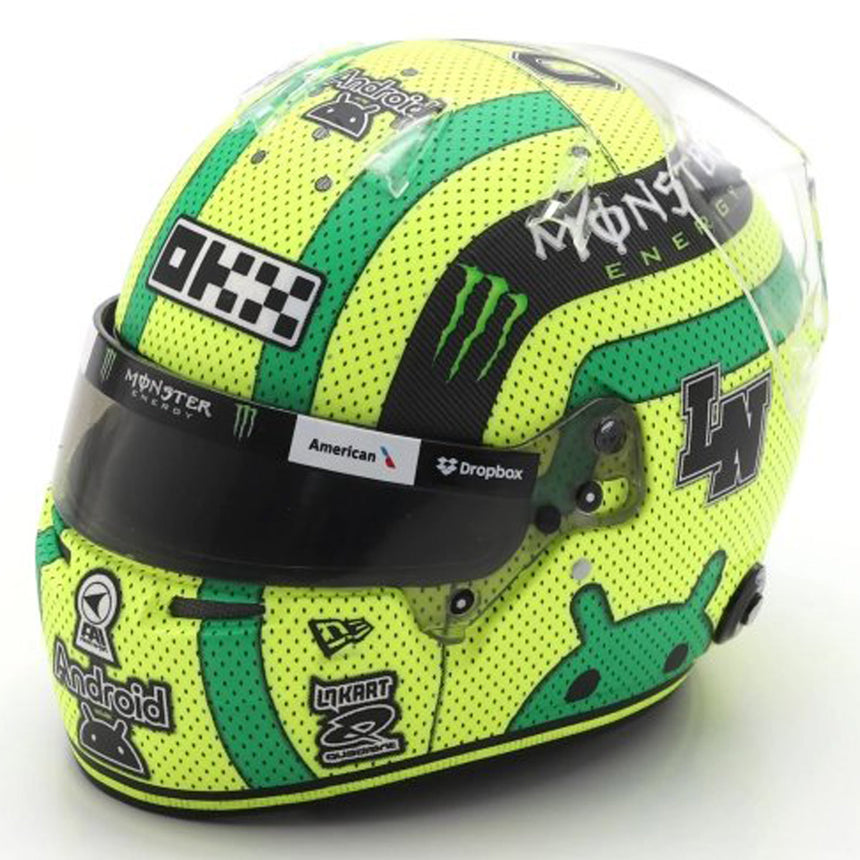 Spark Lando Norris 2025 Austin Formula 1 Grand Prix 1:5 Scale Diecast Model Helmet