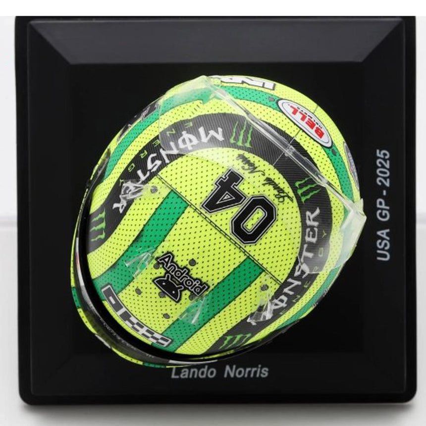Spark Lando Norris 2025 Austin Formula 1 Grand Prix 1:5 Scale Diecast Model Helmet
