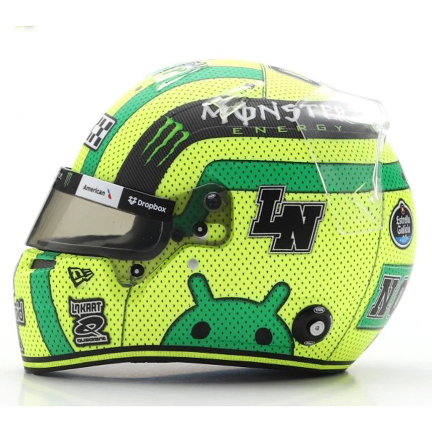 Spark Lando Norris 2025 Austin Formula 1 Grand Prix 1:5 Scale Diecast Model Helmet