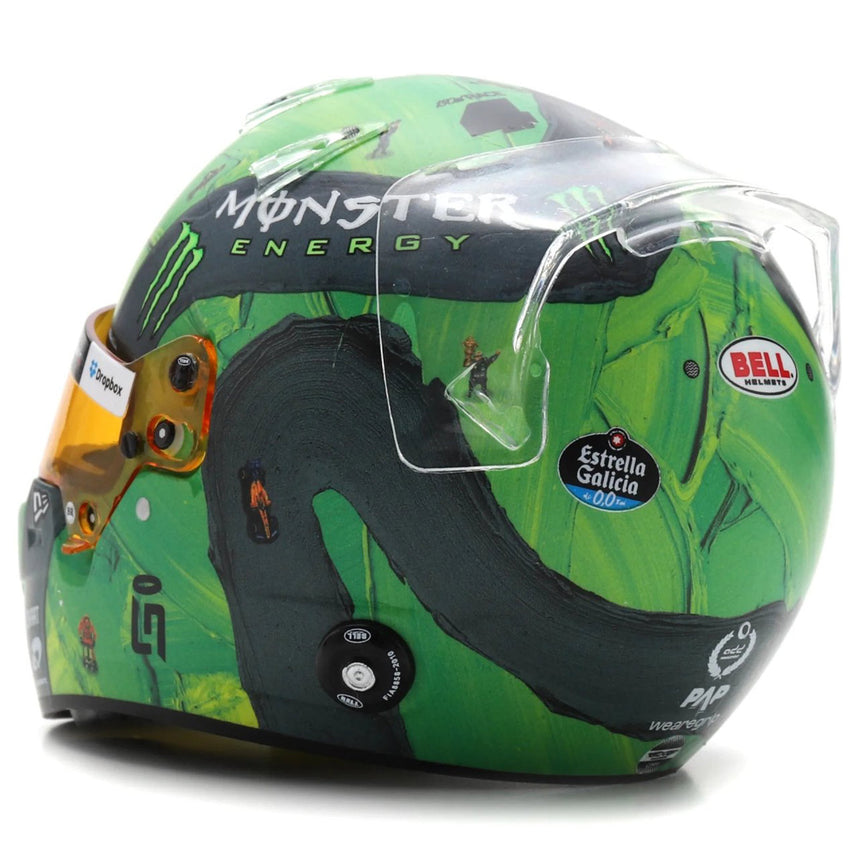 Spark Lando Norris 2025 Las Vegas Formula 1 Grand Prix 1:5 Scale Diecast Model Helmet