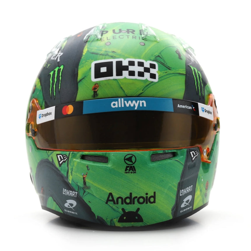 Spark Lando Norris 2025 Las Vegas Formula 1 Grand Prix 1:5 Scale Diecast Model Helmet