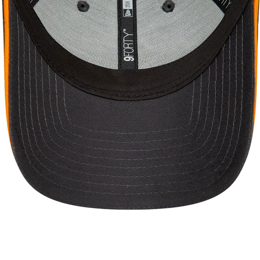 McLaren Grey Suede Look McLaren Logo Cap