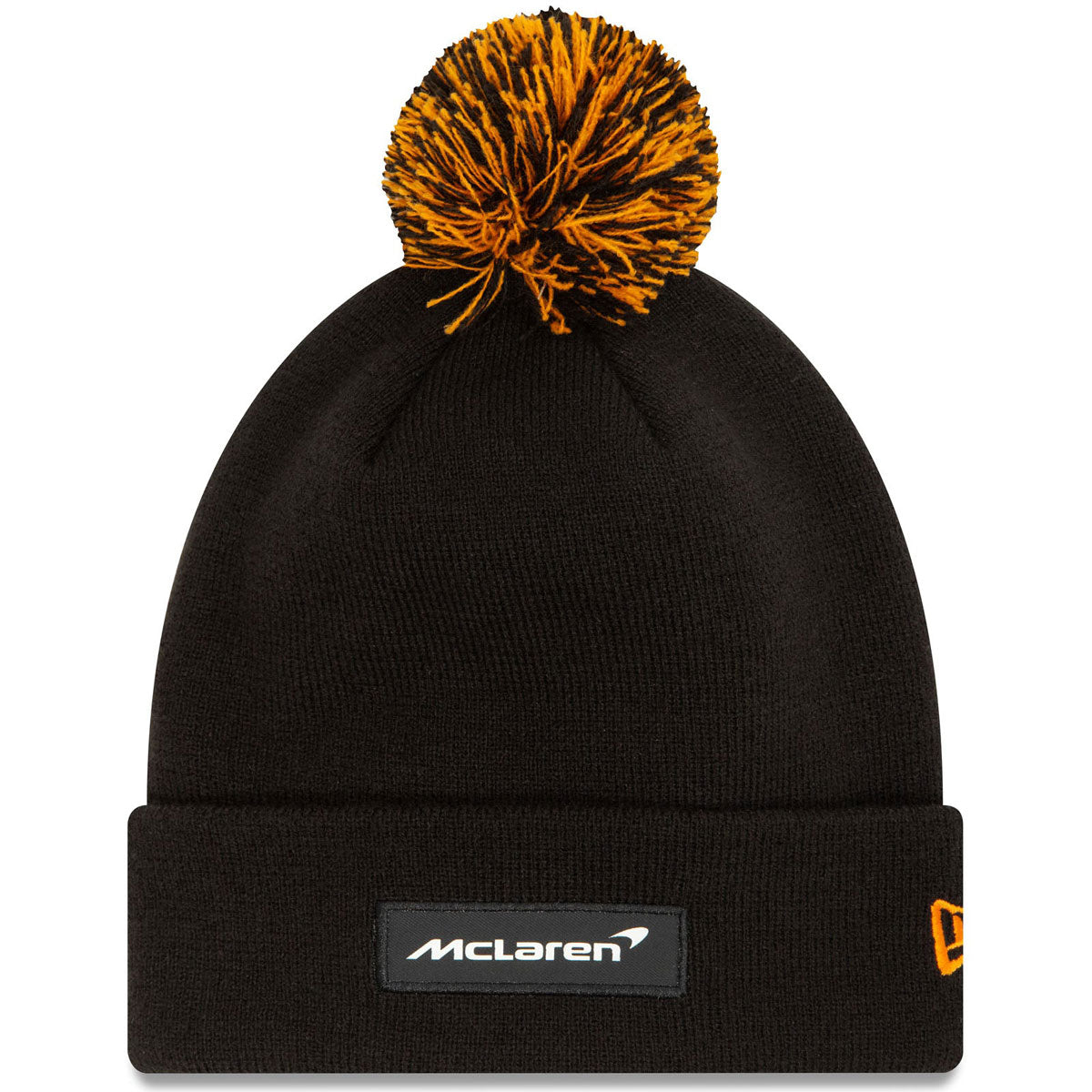 McLaren Racing F1 Pom‑Pom Beanie Hat by New Era – Formula 1 Official Merchandise