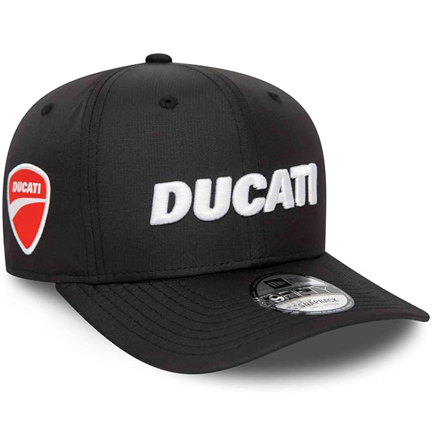 New Era 9Fifty Ducati Official Black Snapback Baseball Cap Racing Hat