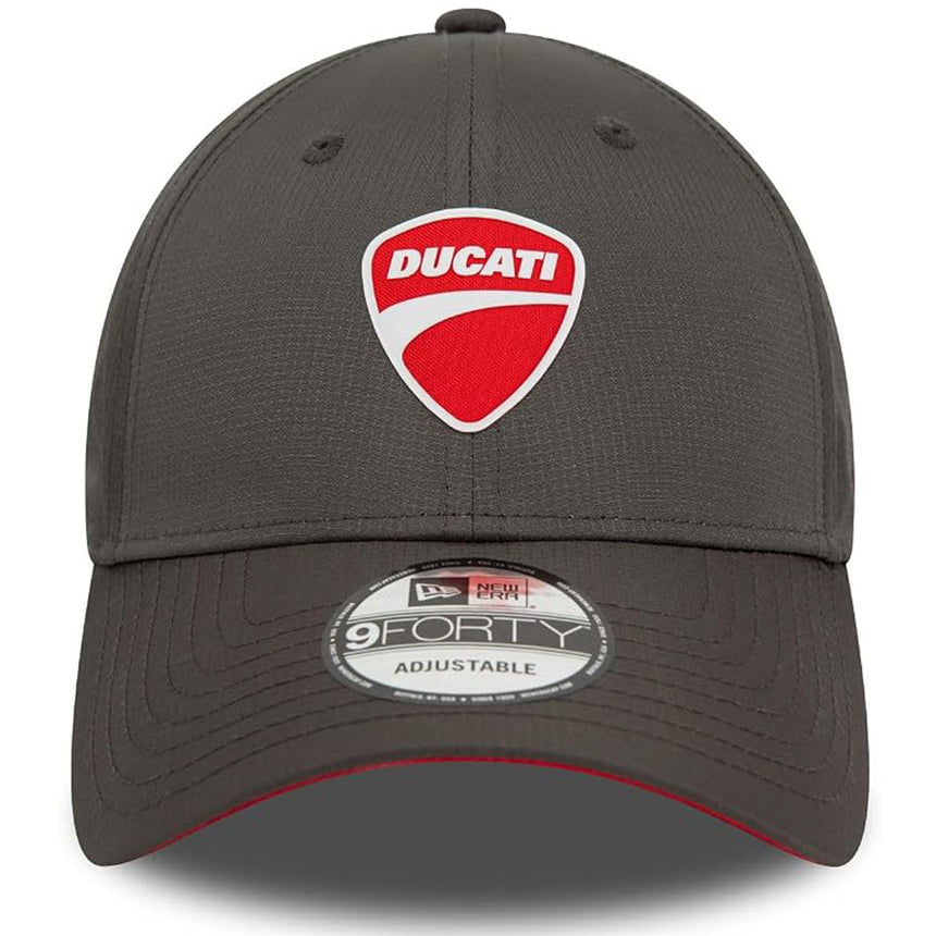 New Era 9Forty Ducat Ripstop Grey Official Baseball Cap Racing Hat
