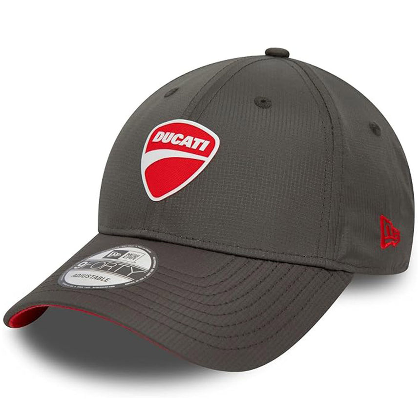 New Era 9Forty Ducat Ripstop Grey Official Baseball Cap Racing Hat