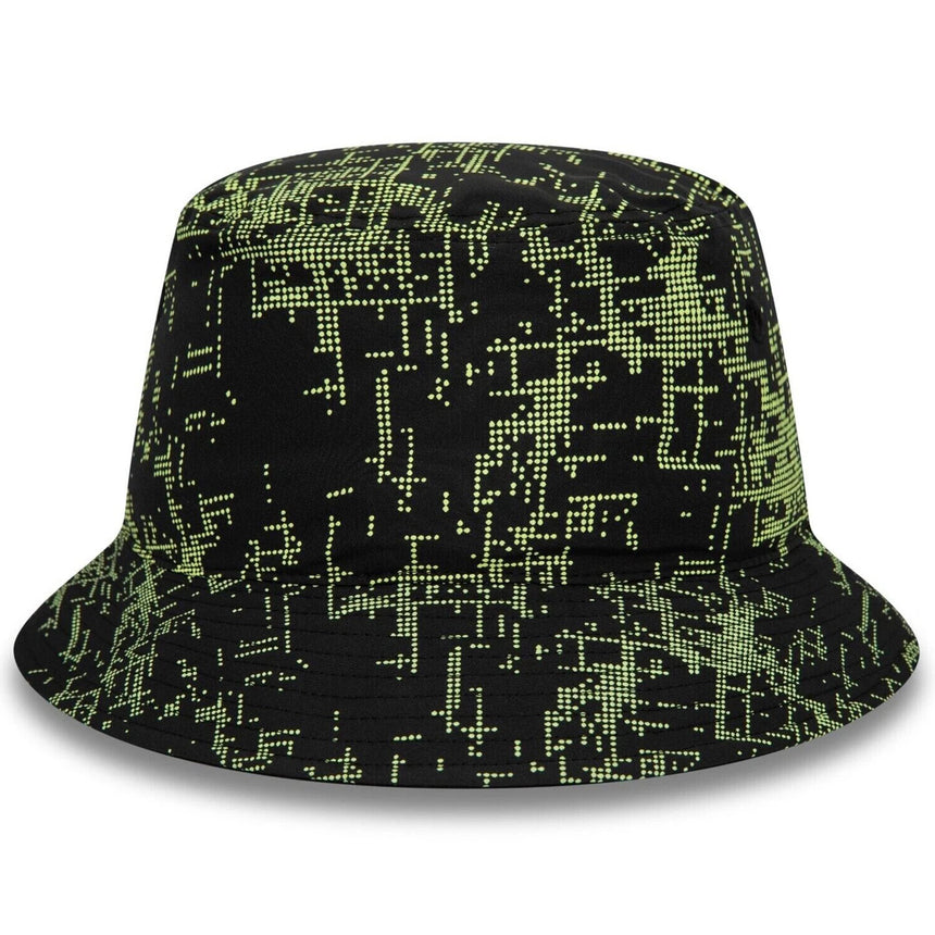 Valentino Rossi VR46 New Era Glitch Black/Neon Official Bucket Hat