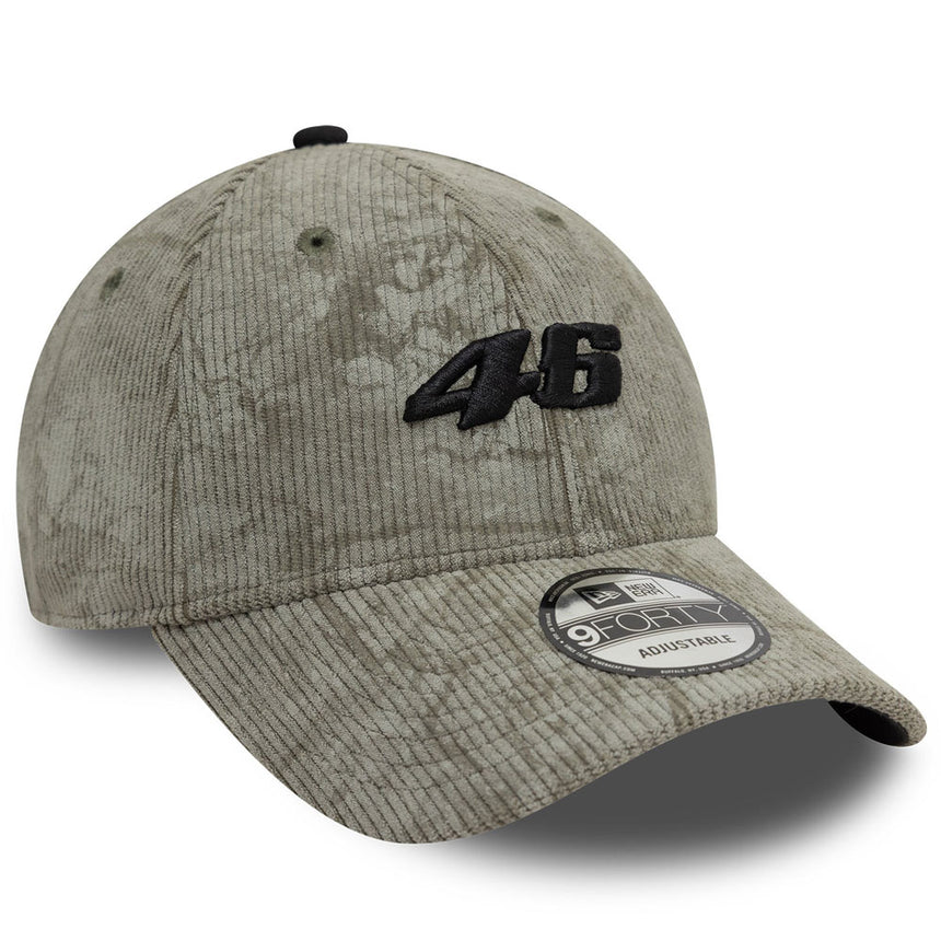 Valentino Rossi VR46 Moto GP New Era Grey Cord Adjustable Size Baseball Cap