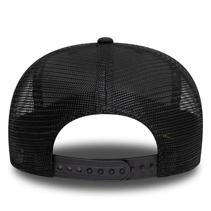 Valentino Rossi VR46 Moto GP New Era Black Moon Sun Brim Trucker Baseball Cap