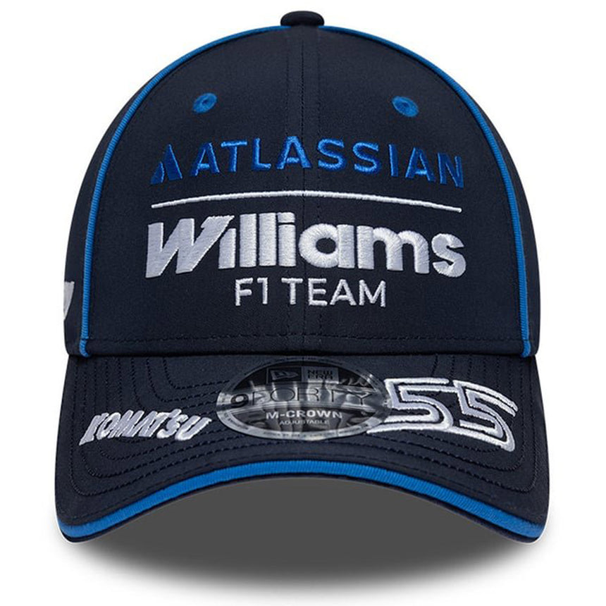 Williams Racing New Era Carlos Sainz #55 2026 9FORTY Blue Baseball Cap