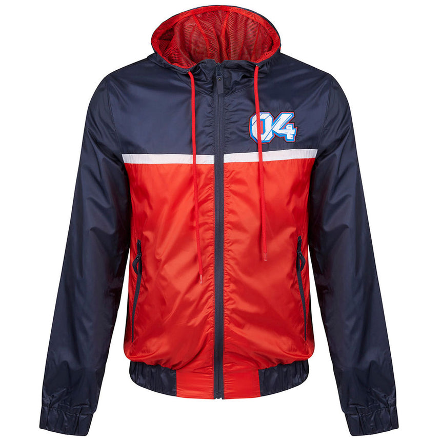 Andrea Dovizioso AD04 Red/White/Blue Rain Jacket