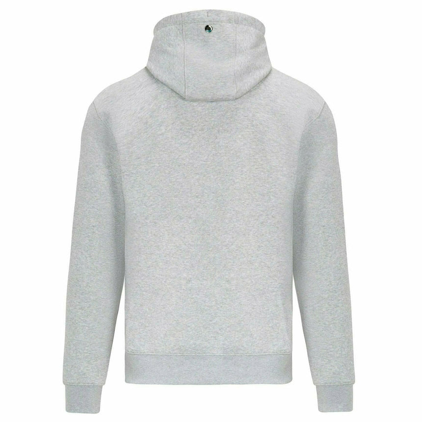 Mercedes AMG Petronas F1 Team Grey Large Logo Fanwear Hoodie