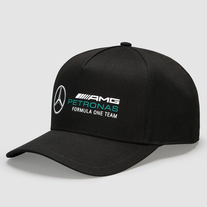 Mercedes AMG Petronas F1 Team Kids Black Logo Baseball Cap