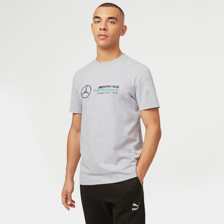 Mercedes AMG Petronas F1 Team FW Large Logo Tee Grey