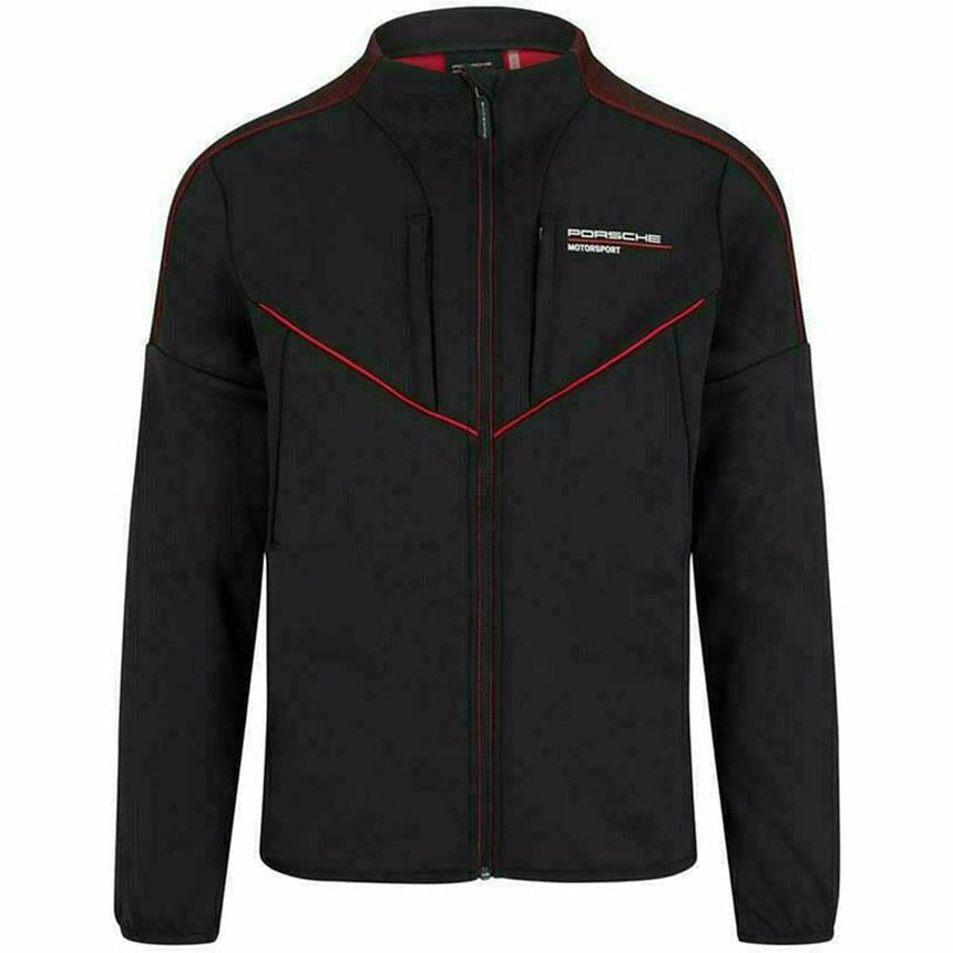 Porsche Motorsport Black Fanwear Softshell Jacket