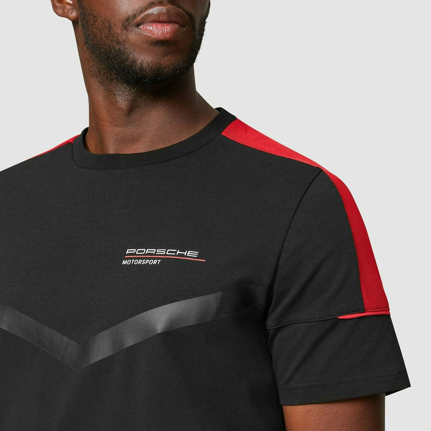 Porsche Motorsport Black Fanwear Tee Shirt