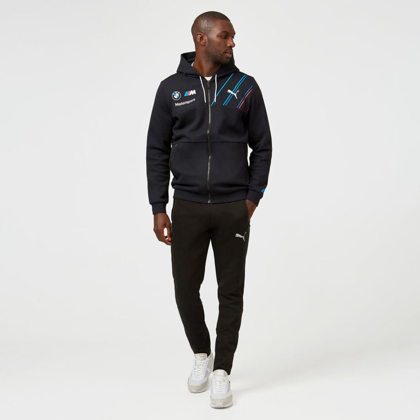 BMW Motorsport Puma Official License Black Full Zip Hoodie