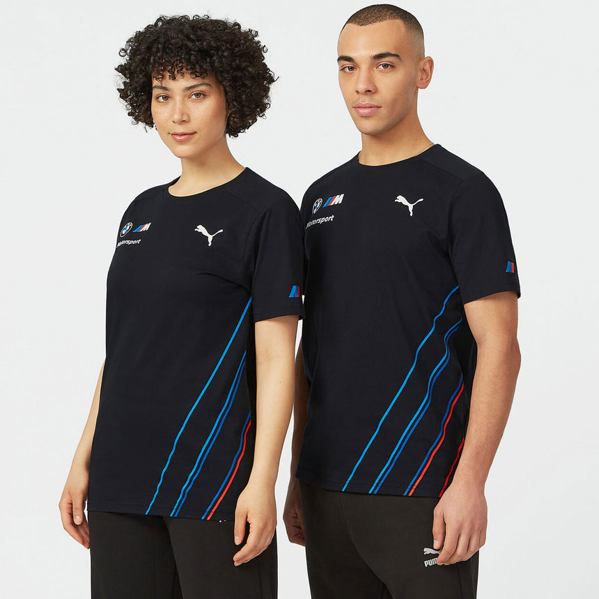 BMW Motorsport Puma Men's T‑Shirt Charcoal Grey Official Team Tee Shirt