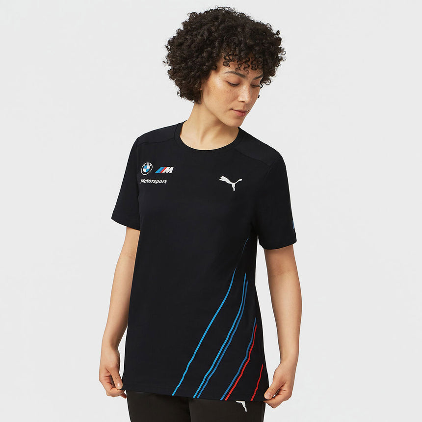 BMW Motorsport Puma Men's T‑Shirt Charcoal Grey Official Team Tee Shirt