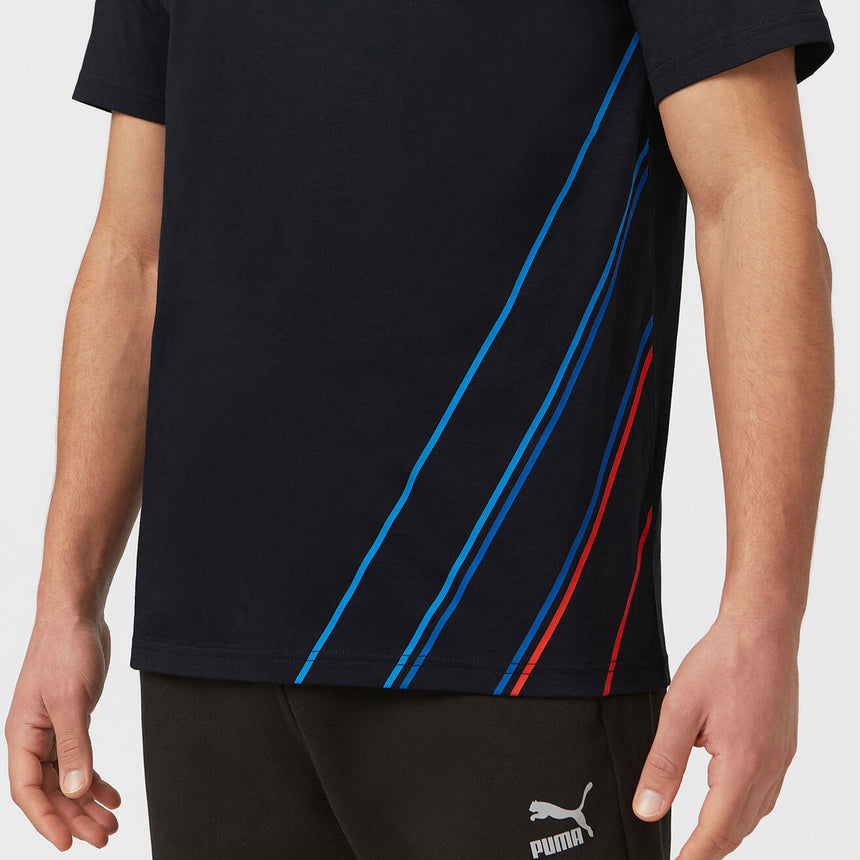 BMW Motorsport Puma Men's T‑Shirt Charcoal Grey Official Team Tee Shirt