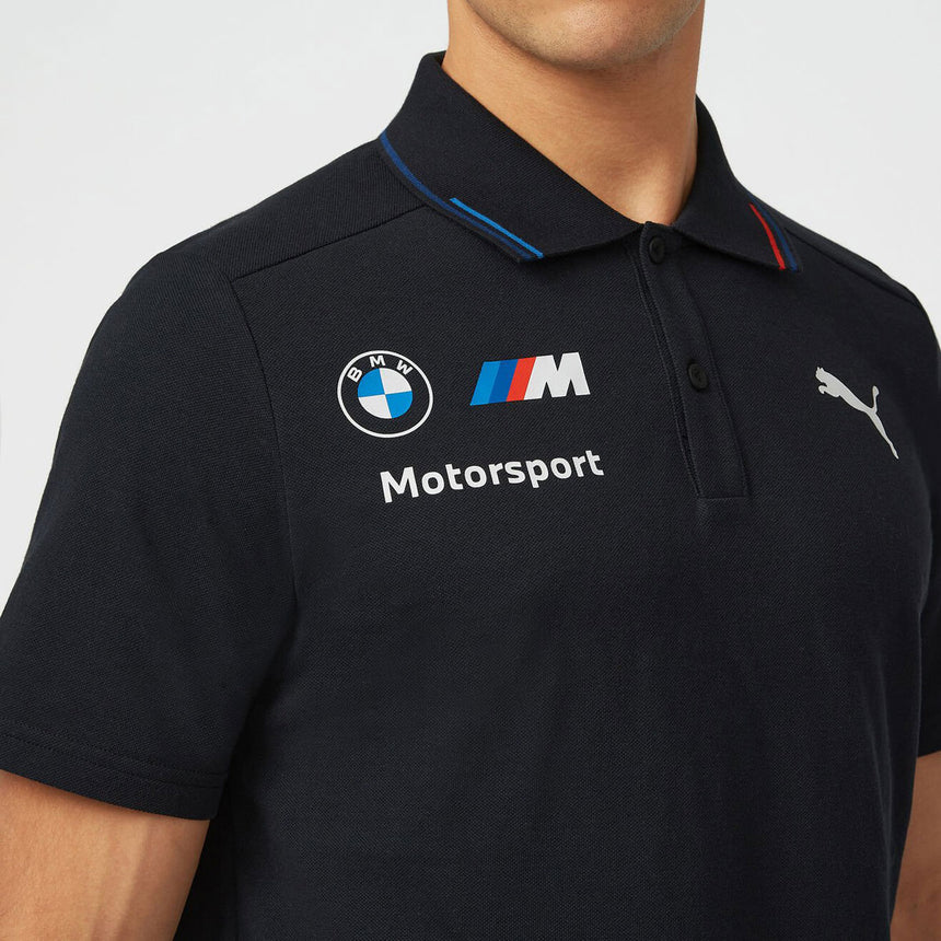 BMW Motorsport Puma Polo Shirt Charcoal Grey Men