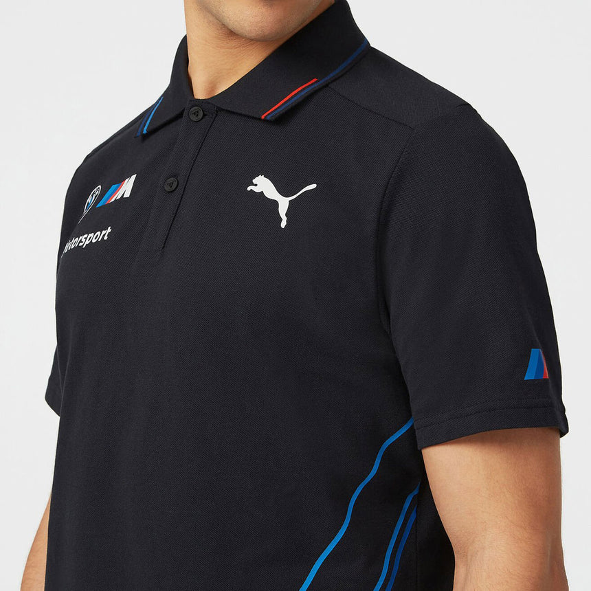 BMW Motorsport Puma Polo Shirt Charcoal Grey Men