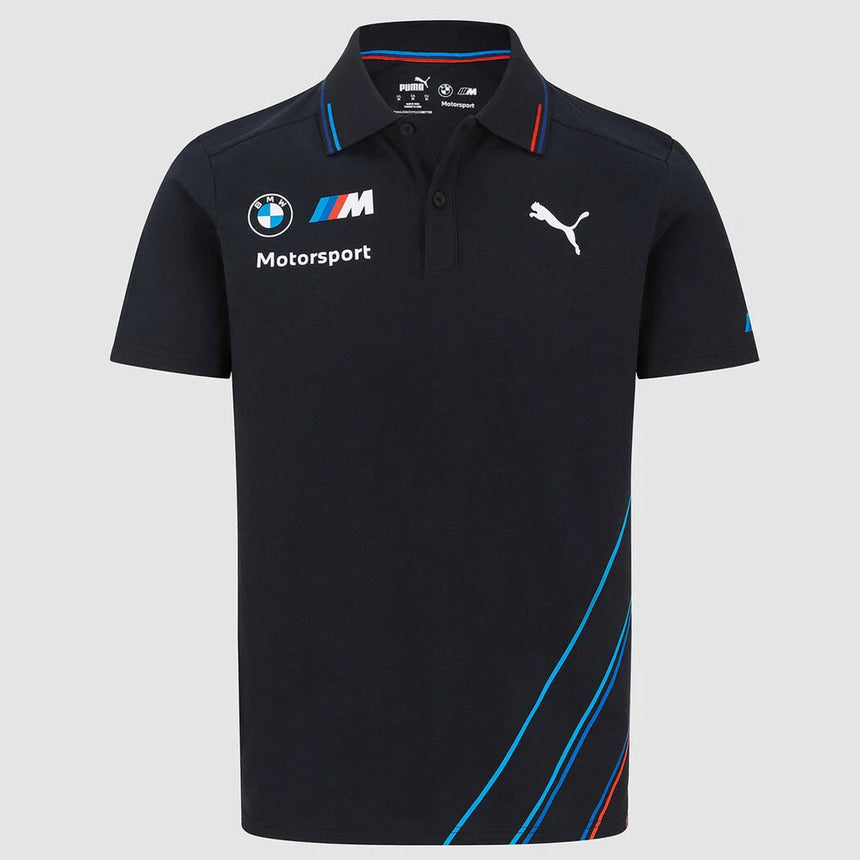 BMW Motorsport Puma Polo Shirt Charcoal Grey Men