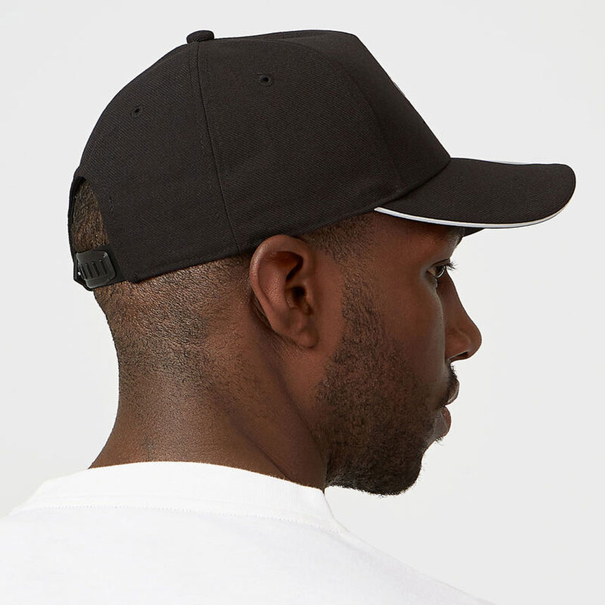 BMW Motorsport Team Cap Official Licensed PUMA Curved Peak Cap, Navy Polyester, Adjustable Snapback