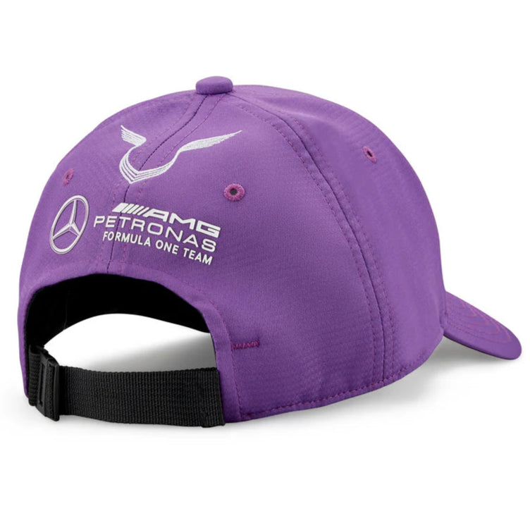Mercedes Lewis Hamilton Purple Driver Baseball Cap
