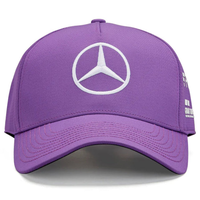 Mercedes Lewis Hamilton Purple Driver Baseball Cap