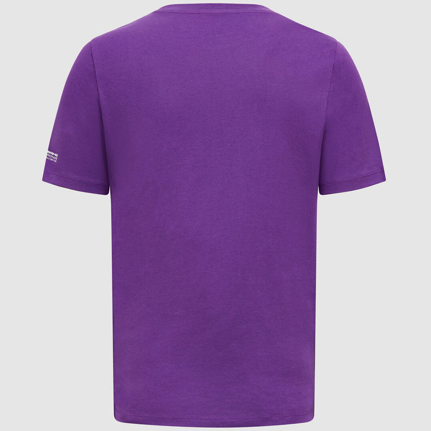 Mercedes AMG Petronas F1 Purple Lewis Hamilton LH44 Logo T-Shirt
