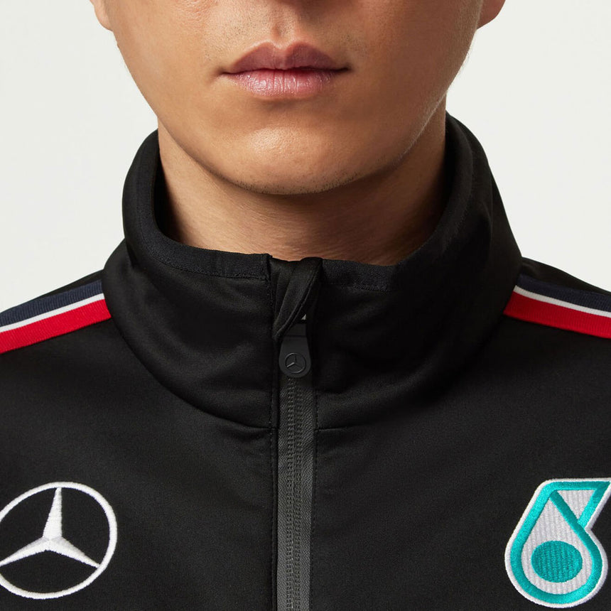 Mercedes AMG Petronas F1 Team Softshell Jacket | Black