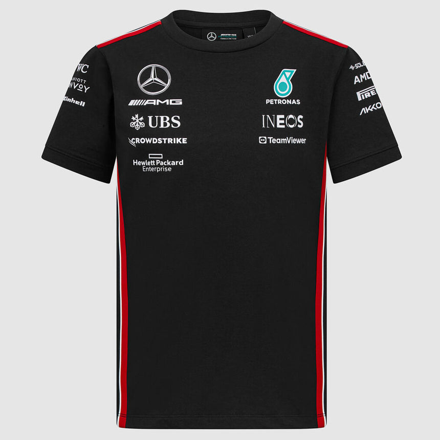 Mercedes AMG Petronas F1 Team Kids Driver Tee | Black