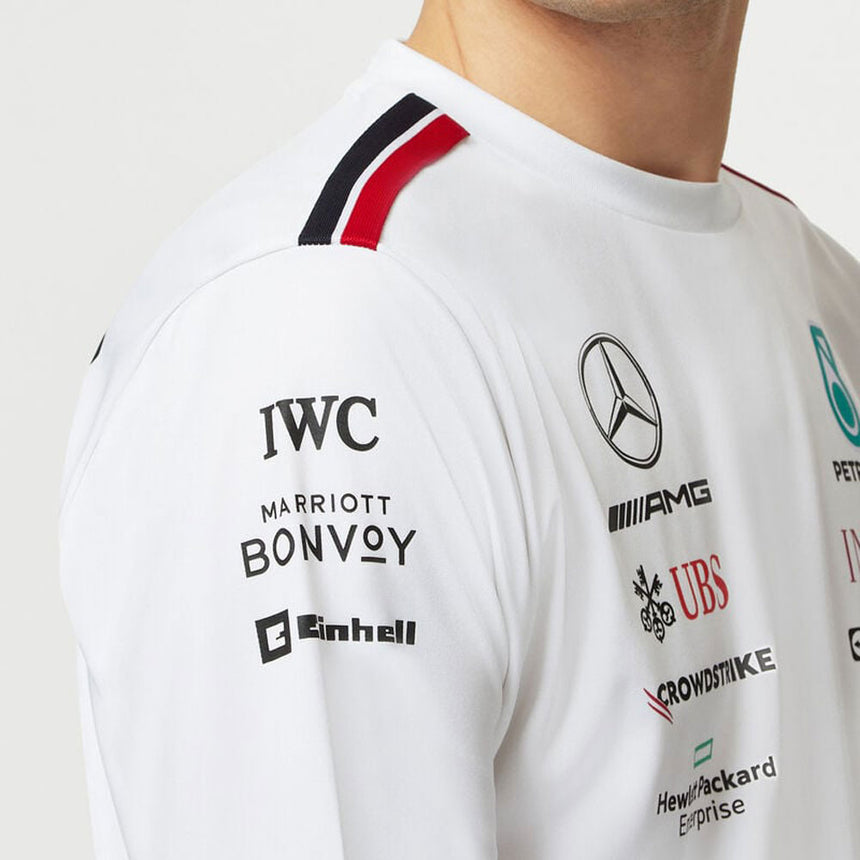 Mercedes AMG Petronas F1 Team Long Sleeve Driver Tee | White