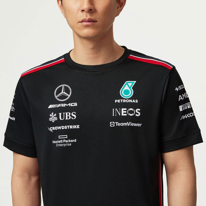 Mercedes AMG Petronas F1 Team Mens Driver T-Shirt | Black