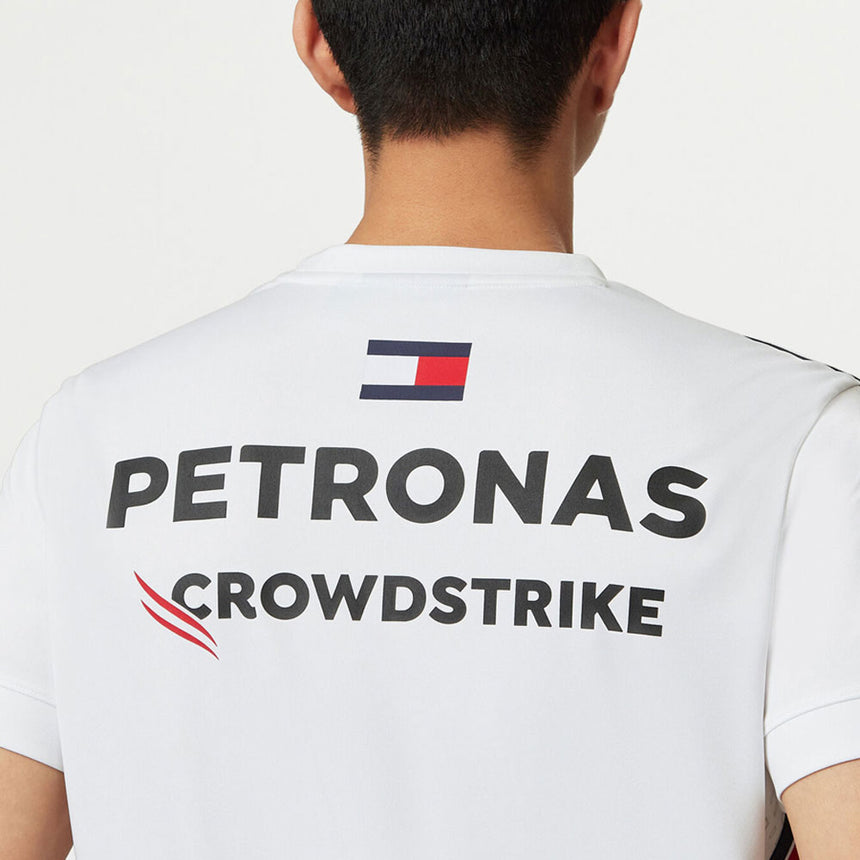 Mercedes AMG Petronas F1 Mens White Driver T-Shirt