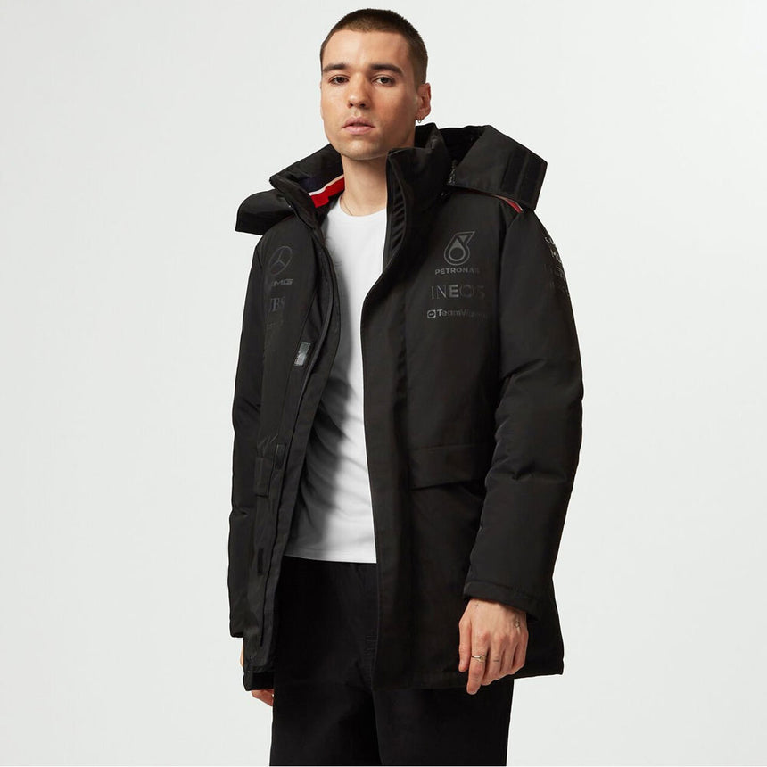 Mercedes AMG Petronas F1 Team Black Winter Coat