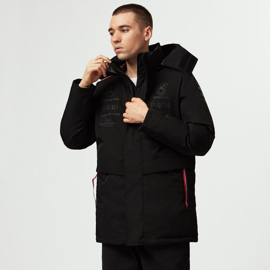 Mercedes AMG Petronas F1 Team Black Winter Coat