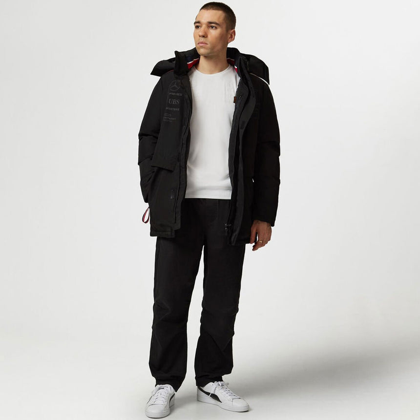 Mercedes AMG Petronas F1 Team Black Winter Coat