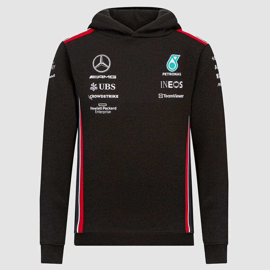 Mercedes AMG Petronas F1 Team Kids Black Hoodie