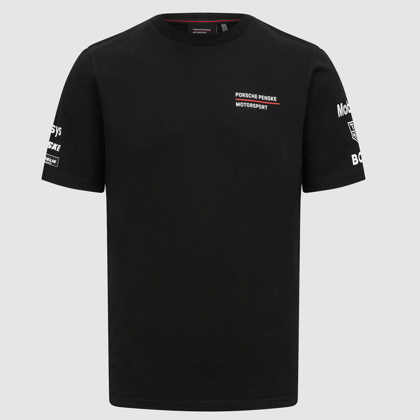 Porsche Penske Motorsport Team T‑Shirt Official IMSA Porsche Penske Black Tee