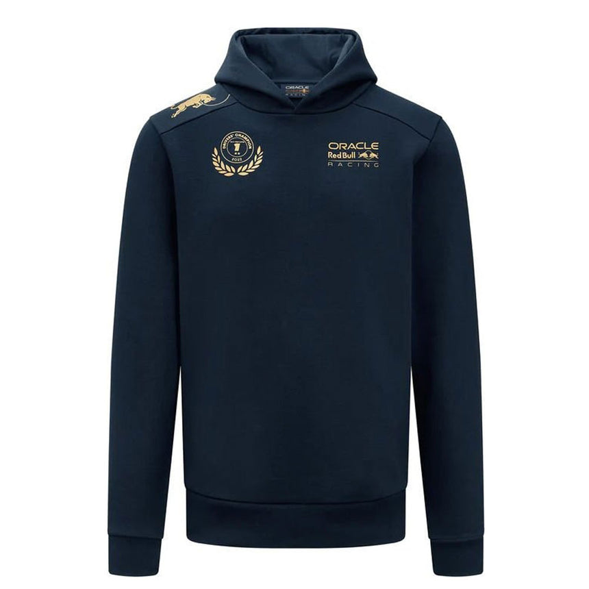 Oracle Red Bull Racing F1 Team Fan Wear 2022 Max Verstappen Champion Hoodie Navy