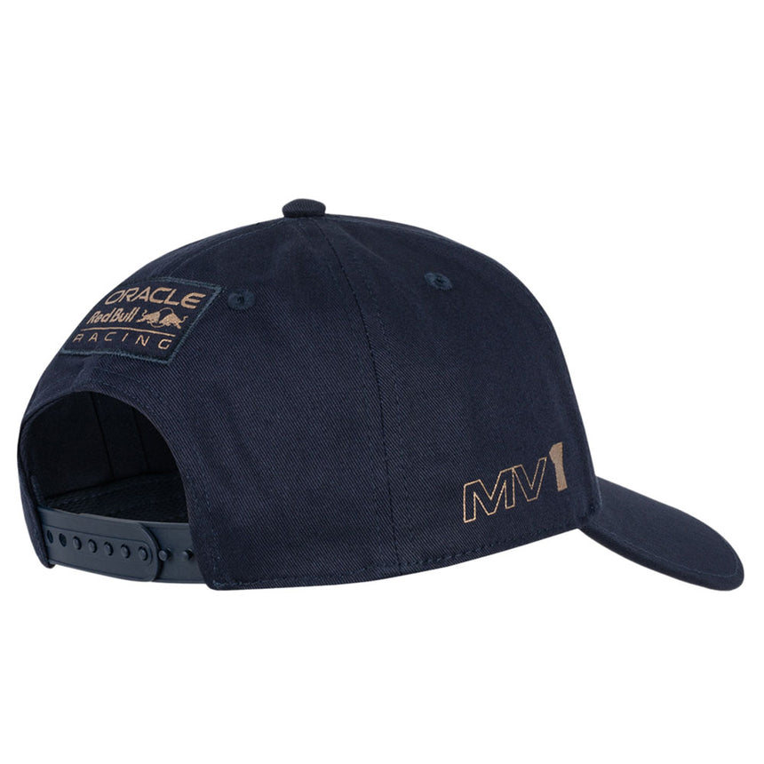 Oracle Red Bull Racing F1 Team Navy Fanwear 2022 Max Verstappen Champion Cap