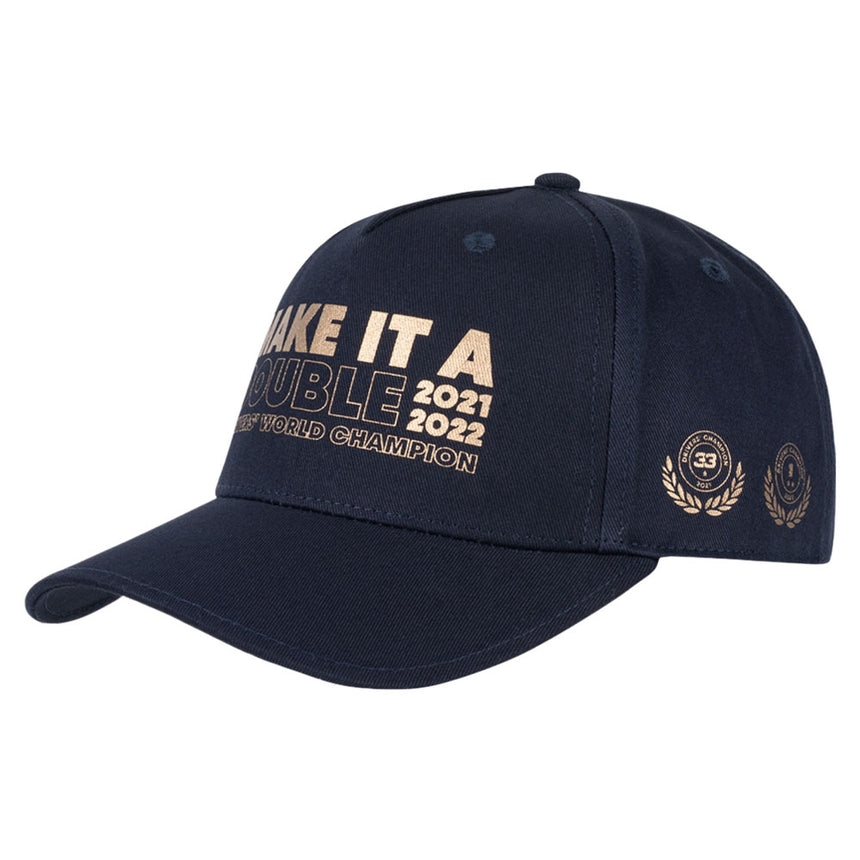 Oracle Red Bull Racing F1 Team Navy Fanwear 2022 Max Verstappen Champion Cap