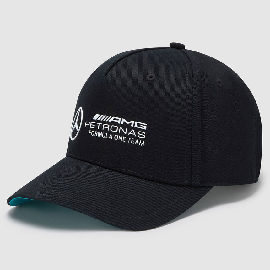 Mercedes AMG Petronas F1 Team FW Kids Large Logo Cap (Black)